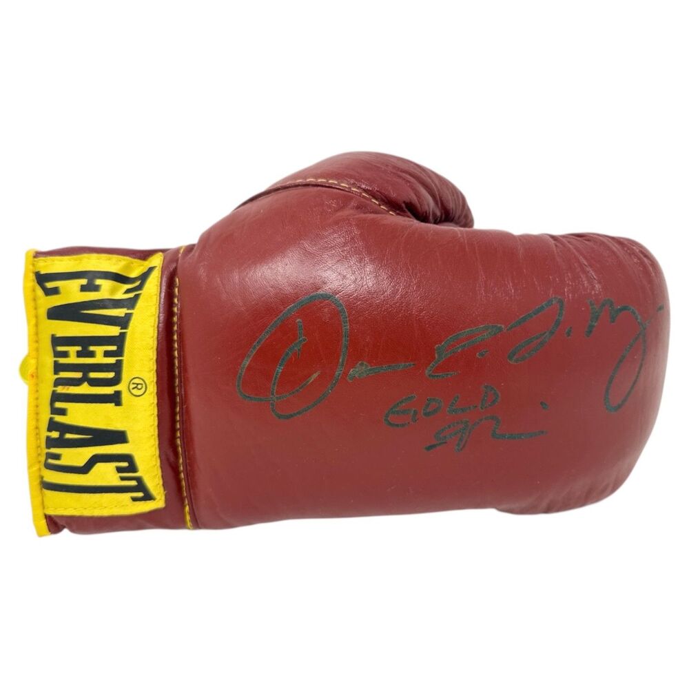 Everlast boxing glove signed by Oscar De La Hoya in 1992 collectibile